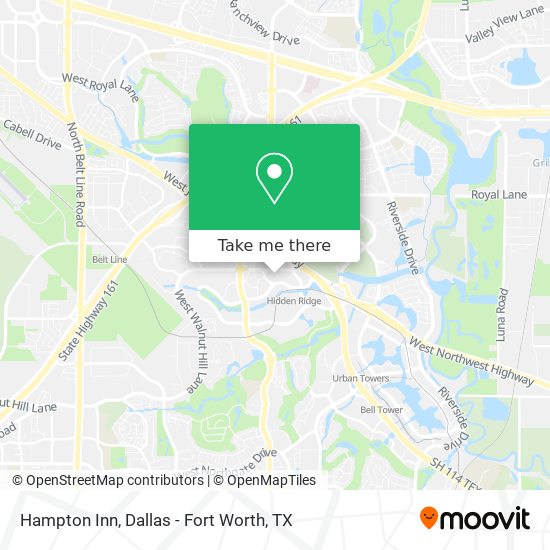 Hampton Inn map