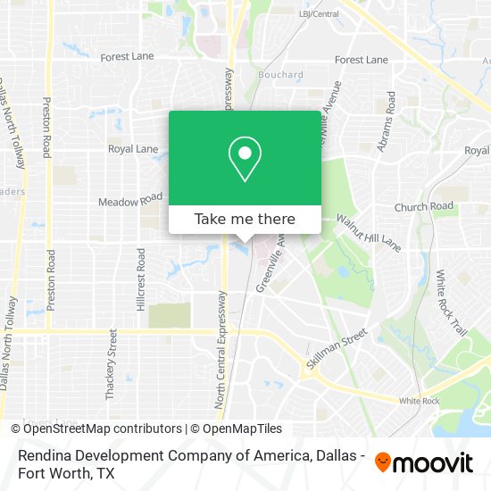 Rendina Development Company of America map