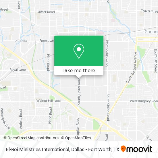 Mapa de El-Roi Ministries International