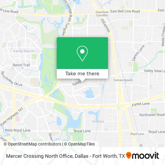Mercer Crossing North Office map