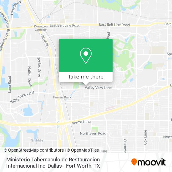 Ministerio Tabernaculo de Restauracion Internacional Inc map