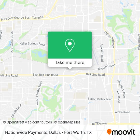 Nationwide Payments map