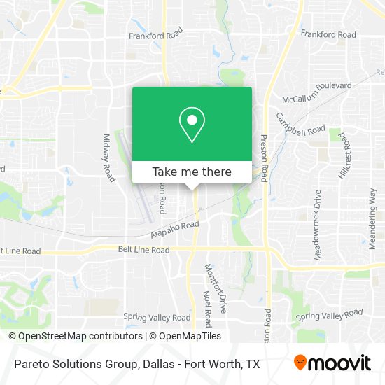 Mapa de Pareto Solutions Group