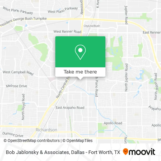 Mapa de Bob Jablonsky & Associates