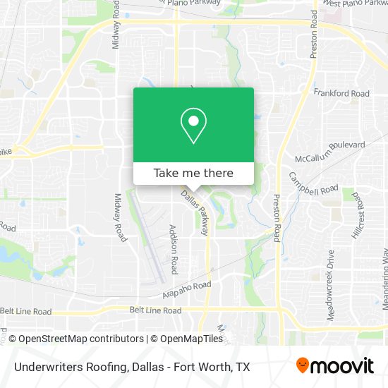 Underwriters Roofing map