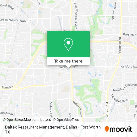 Daltex Restaurant Management map