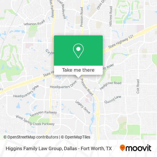 Mapa de Higgins Family Law Group