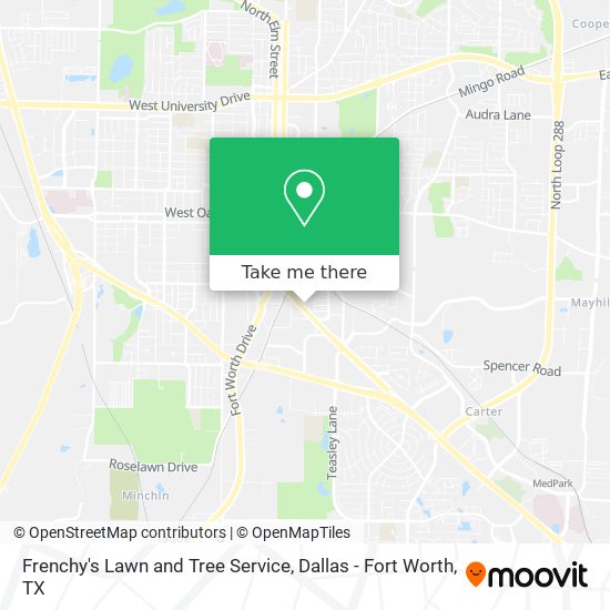 Frenchy's Lawn and Tree Service map