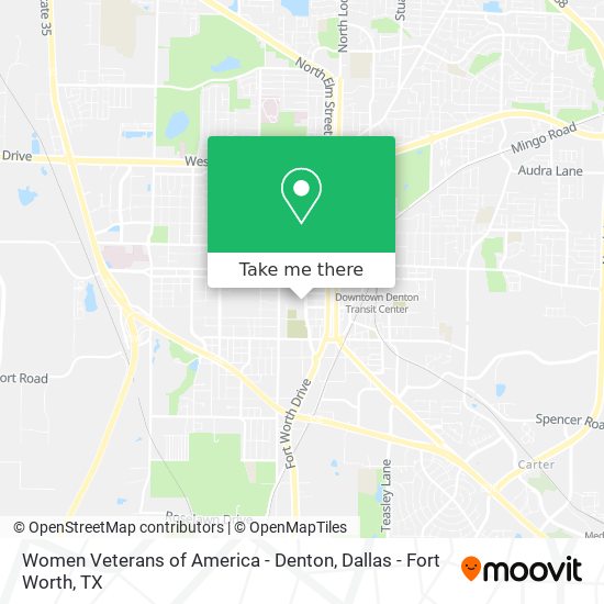 Mapa de Women Veterans of America - Denton