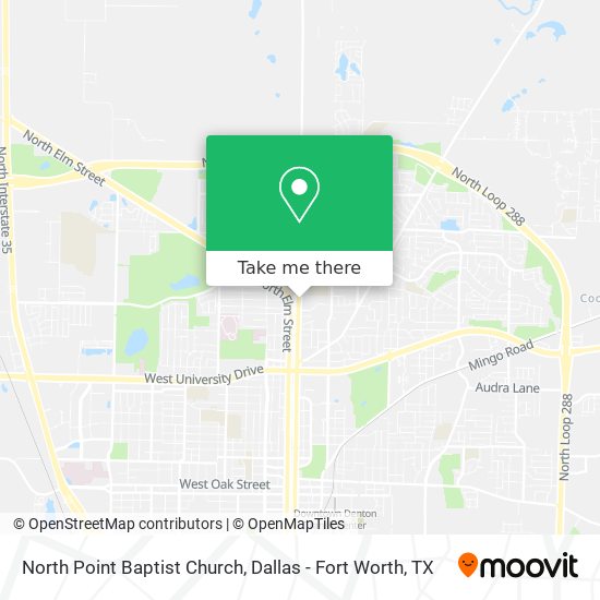 North Point Baptist Church map