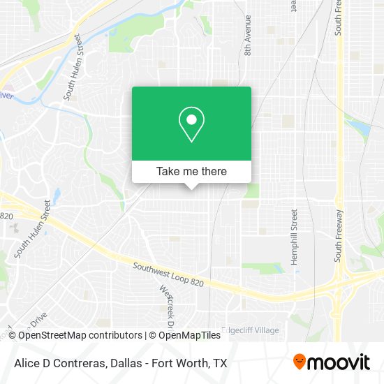 Alice D Contreras map