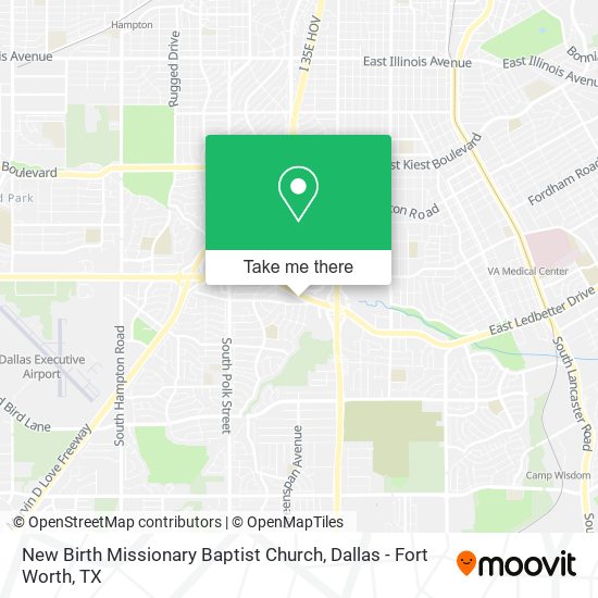 Mapa de New Birth Missionary Baptist Church