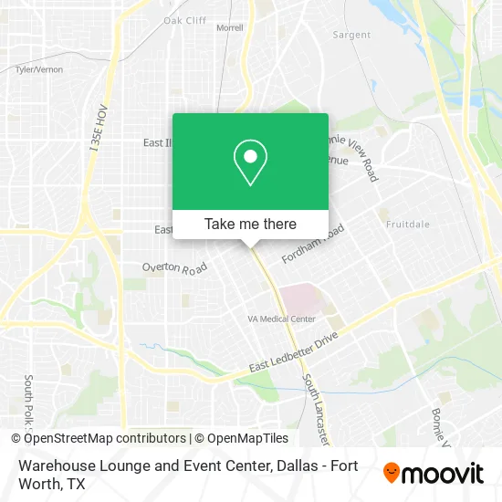 Warehouse Lounge and Event Center map