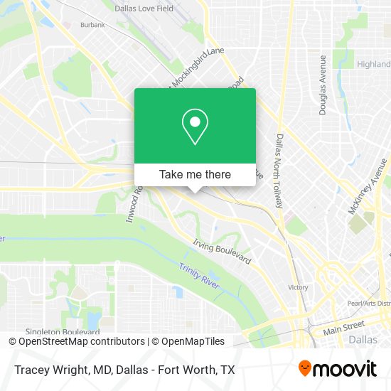 Tracey Wright, MD map