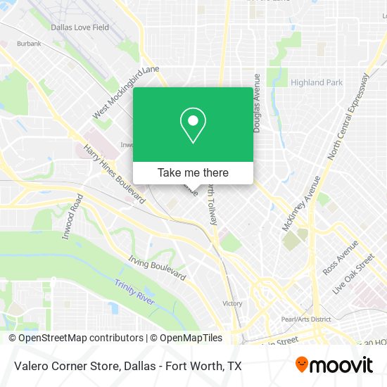 Valero Corner Store map