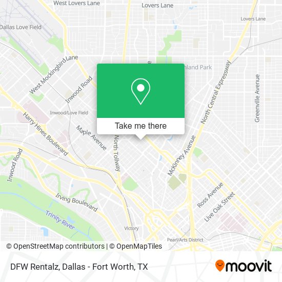 DFW Rentalz map