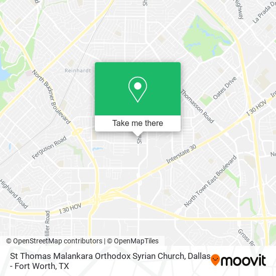 St Thomas Malankara Orthodox Syrian Church map