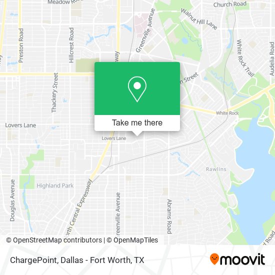 Mapa de ChargePoint