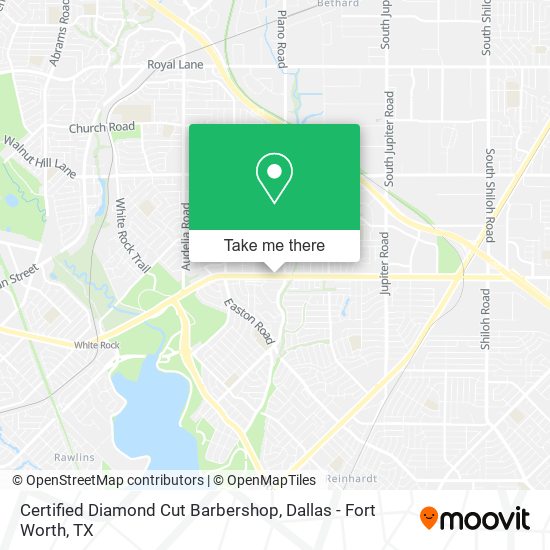 Certified Diamond Cut Barbershop map