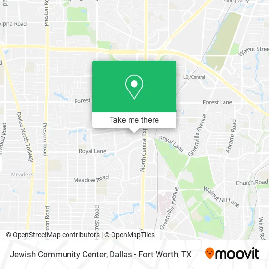 Jewish Community Center map