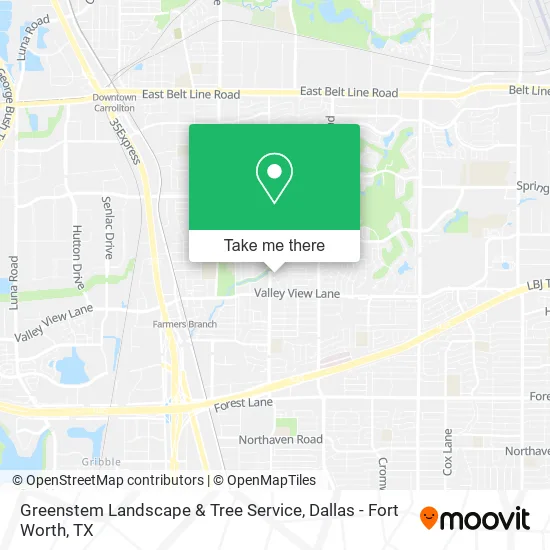 Greenstem Landscape & Tree Service map
