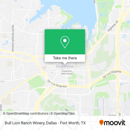 Bull Lion Ranch Winery map
