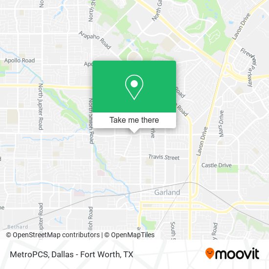 Mapa de MetroPCS
