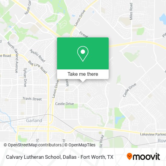 Mapa de Calvary Lutheran School