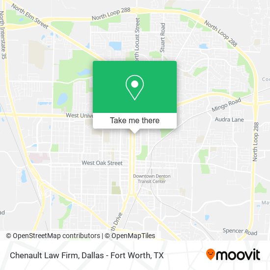 Chenault Law Firm map