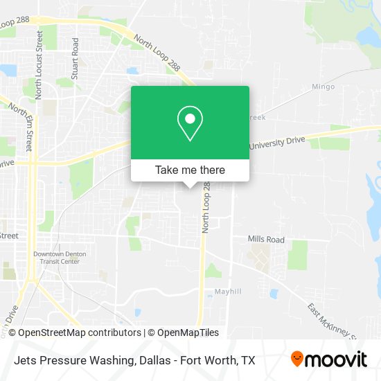 Jets Pressure Washing map
