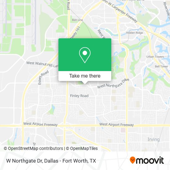W Northgate Dr map
