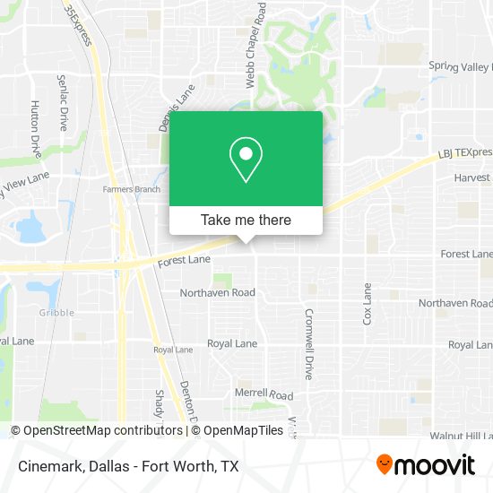Cinemark map