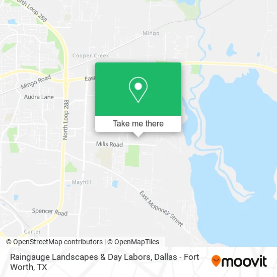 Raingauge Landscapes & Day Labors map