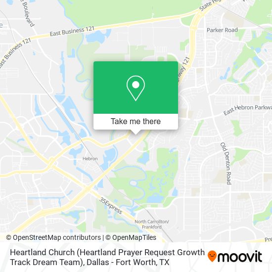 Mapa de Heartland Church (Heartland Prayer Request Growth Track Dream Team)