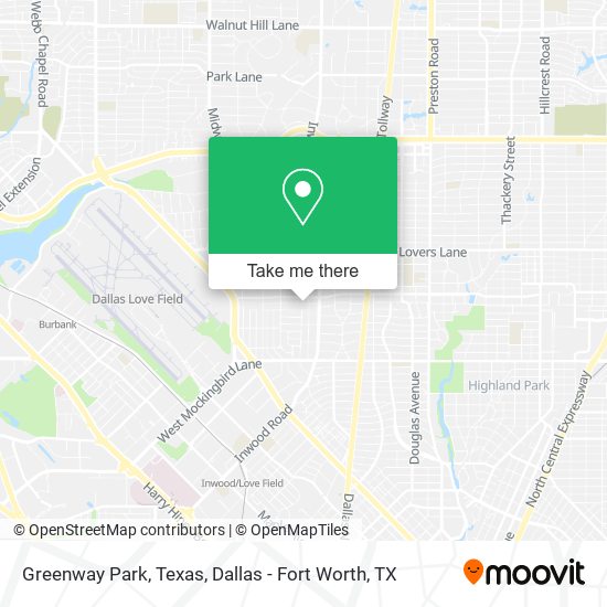 Mapa de Greenway Park, Texas