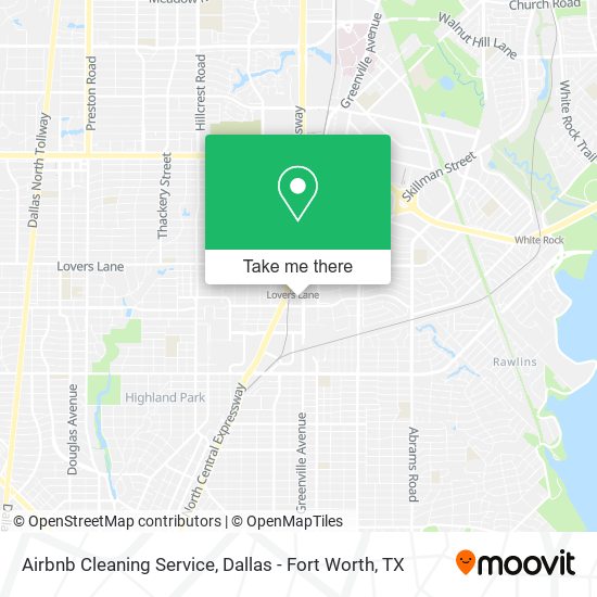 Mapa de Airbnb Cleaning Service