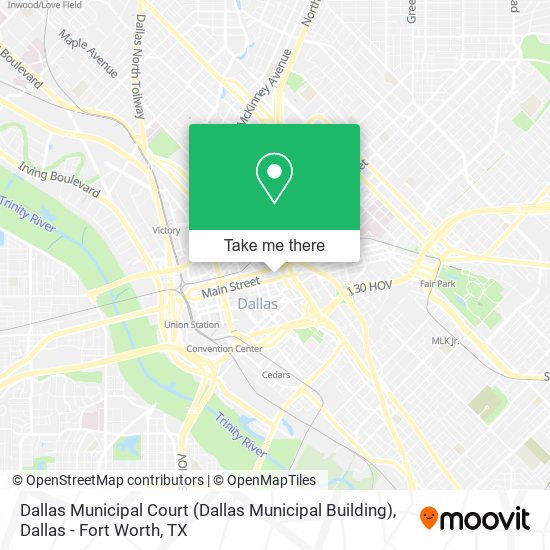 Dallas Municipal Court (Dallas Municipal Building) map