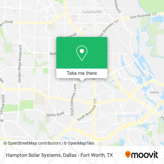 Hampton Solar Systems map