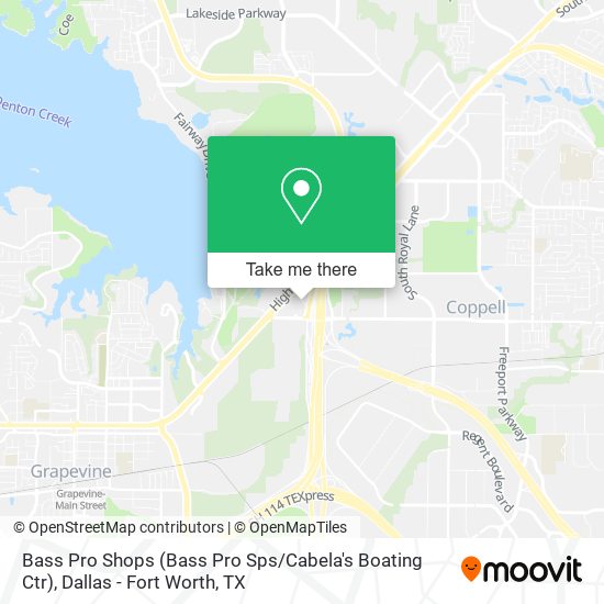 Bass Pro Shops (Bass Pro Sps / Cabela's Boating Ctr) map