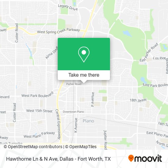 Mapa de Hawthorne Ln & N Ave