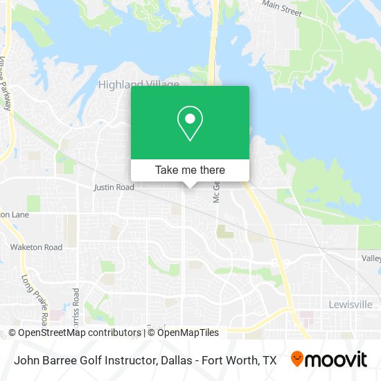 John Barree Golf Instructor map