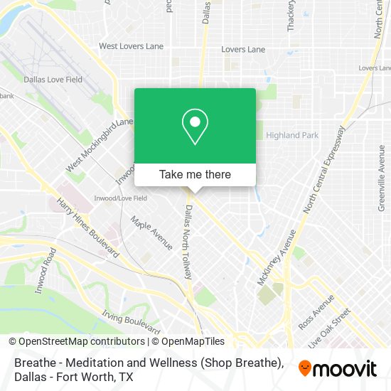 Breathe - Meditation and Wellness (Shop Breathe) map