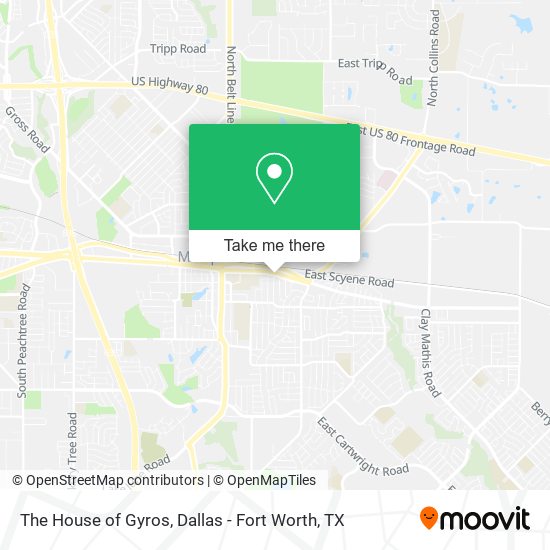The House of Gyros map