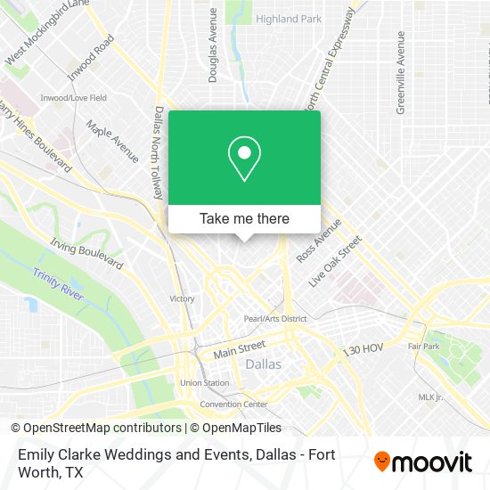 Emily Clarke Weddings and Events map