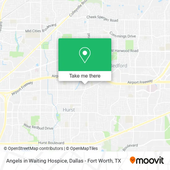 Angels in Waiting Hospice map