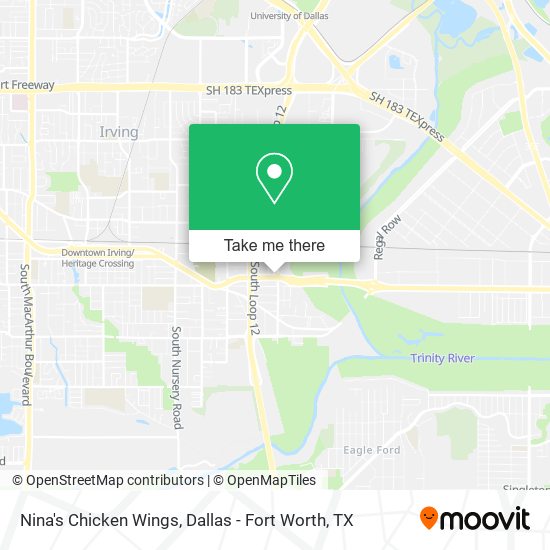 Nina's Chicken Wings map