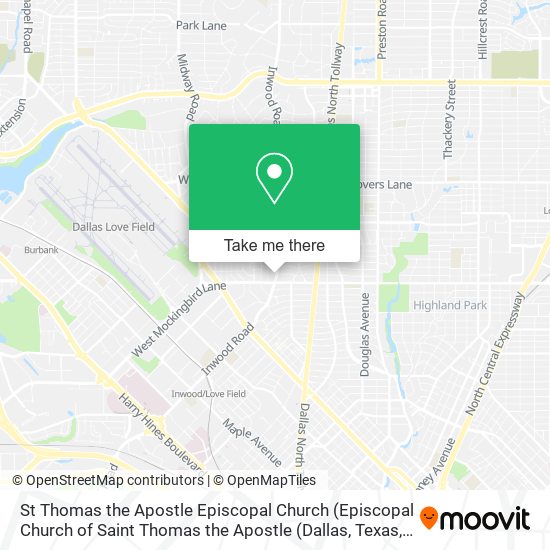 St Thomas the Apostle Episcopal Church (Episcopal Church of Saint Thomas the Apostle (Dallas, Texas map