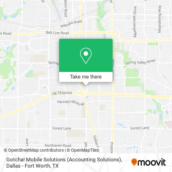 Mapa de Gotcha! Mobile Solutions (Accounting Solutions)