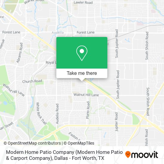 Modern Home Patio Company map