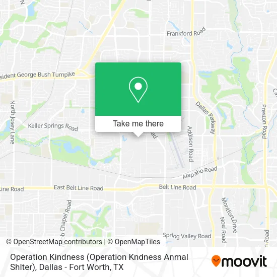 Operation Kindness (Operation Kndness Anmal Shlter) map